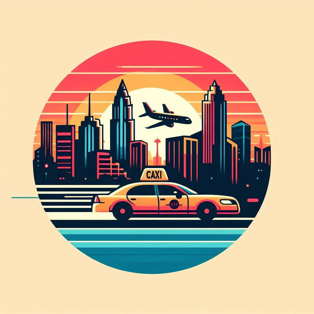 Charlotte Douglas Airport Taxi Service Logo